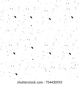Vector black and white grunge background. Abstract monochrome pattern of stains, cracks, scratches print posters and design. Vintage elements and old texture of the ink