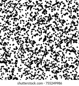 Vector black and white grunge background. Abstract monochrome pattern of stains, cracks, scratches print posters and design. Vintage elements and old texture of the ink