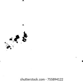 Vector black and white grunge background. Abstract monochrome pattern of stains, cracks, scratches print posters and design. Vintage elements and old texture of the ink