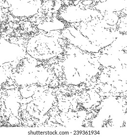 Vector black and white grunge texture