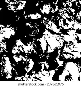 Vector black and white grunge texture