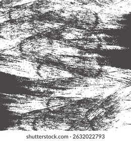 Vector black and white grunge texture and background.