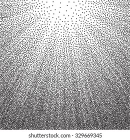 Vector  Black And White Halftone Background. Stipple Effect . Sun Burst