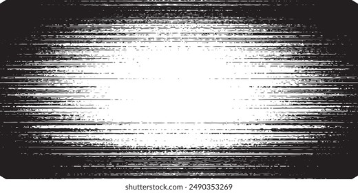 Vektorgrafik Schwarz-Weiß Halbton abgestuft Hintergrund, Muster aus einer Linie, Grunge Grafik Hintergrund, Web Banner Vorlage.