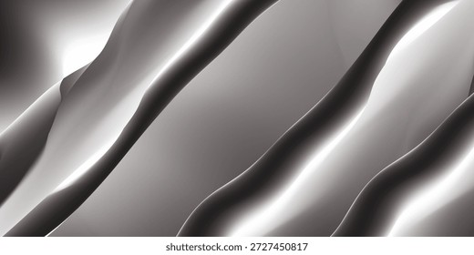 Fondo degradado de semitono blanco y negro de Vector, patrón hecho de líneas, fondo gráfico grunge, Plantilla de Anuncio de Web.