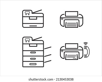 Logotipo vectorial en blanco y negro para equipos de impresión de imágenes y fotografías, a saber, láser, chorro de tinta, copia, fax