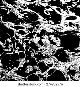 vector black and white marbled abstract background