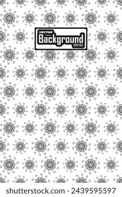 Vector blanco y negro sin fisuras patrón abstracto fondo escala de grises diseño gráfico ornamental