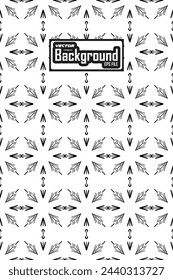 Vector black and white seamless abstract pattern background greyscale ornamental graphic design