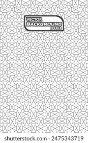 Vector black and white seamless abstract pattern background greyscale ornamental graphic design