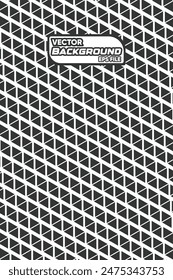 Vector black and white seamless abstract pattern background greyscale ornamental graphic design