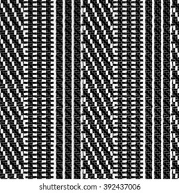 Vector black and white seamless pattern. Abstract background. Vector illustration.