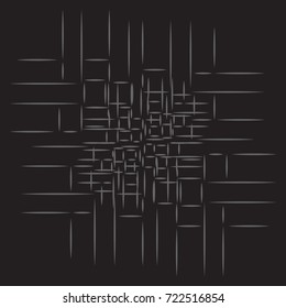 Vector black and white seamless stripe design pattern. Vector illustration
