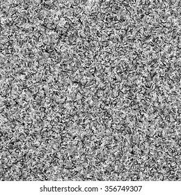 Vector black and white seamless texture. Silver metal closeup seamless pattern. Mosaic vibrant glitter pattern.