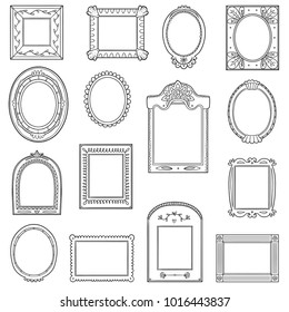 3d Frame Gallery Wall Stock Vector (Royalty Free) 1219168390 | Shutterstock