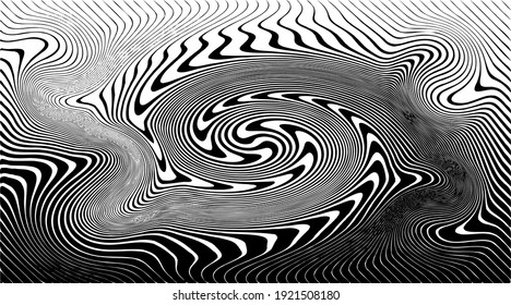 Vector black and white silhouette halftone background. Line by shape. Background, design element.