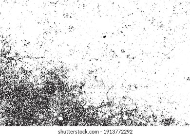Vector black and white texture. Grunge abstract background.
