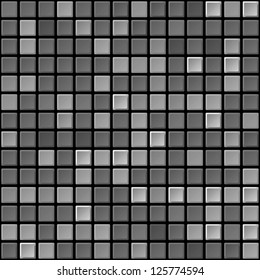 Vector black and white tile seamless abstract texture
