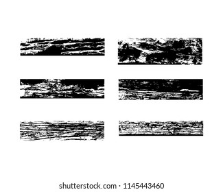 vector black and white wooden grunge texture background collection