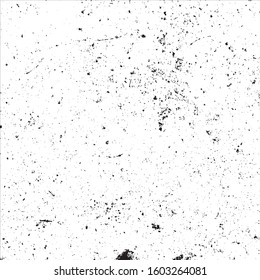 Vector black and white.abstract textured splatter background illustration.