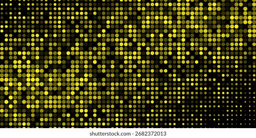 Vetor preto e fundo amarelo sujo grunge com efeito de meio-tom. Esportes Fundo com Brush radomus