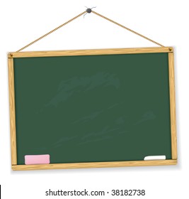 Vector blackboard. Highly detailed. Easy to edit. Education vector collection.