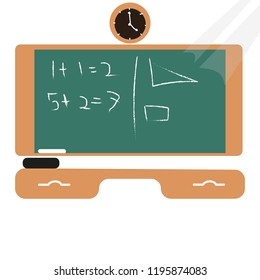 vector blackboard school or green blackboard school , size 1000 x1000px 