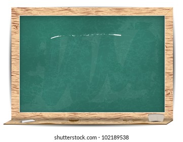 Vector blackboard for your message and line