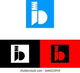 Vector Blade and B Letter Design Company Logo