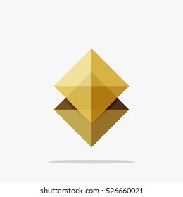 Vector blank abstract squares background, infographic template with place for your content