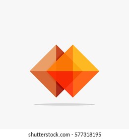Vector blank abstract squares background, infographic template with place for your content