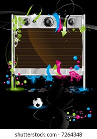 vector Blank Billboard, banner. Outdoor advertising construction.