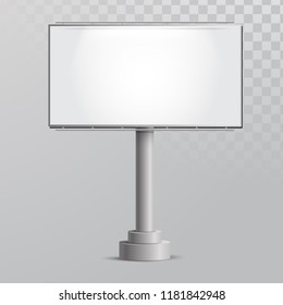 Vector Blank Billboard. Isolated Vector Bilboard.