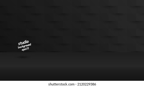fondo de la sala de estudio en blanco vectorial Mostrar productos con espacio de copia para mostrar el diseño de contenido. Anuncios de banner de producto en el sitio web - eps10