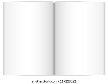 Vector blank book