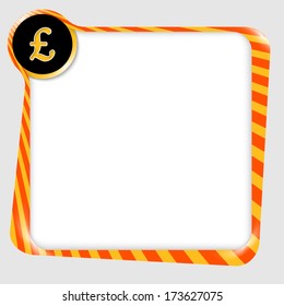 vector blank box for any text with pound sign