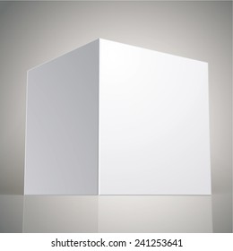 Vector blank box, template for your package design.