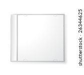 Vector blank cd box