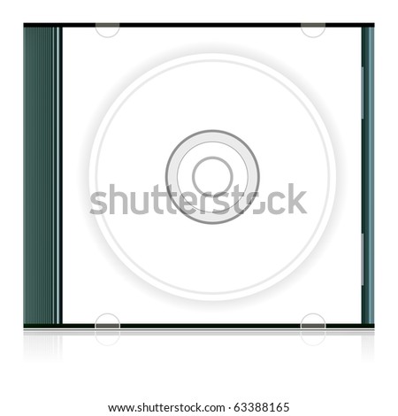 Vector Blank Cd Box Stock Vector (Royalty Free) 63388165 - Shutterstock