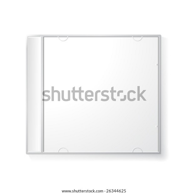 Vector Blank Cd Box Stock Vector (Royalty Free) 26344625