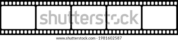 Vector Blank Cinema Film Strip Stock Vector Royalty Free Shutterstock