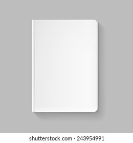 Vector Blank Cover for Book or Magazine Template Isolated
