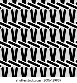 Vector blank for creating masks. Seamless pattern. Black and white image. Stylized fabric texture.
