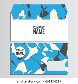 Vector blank envelope with window