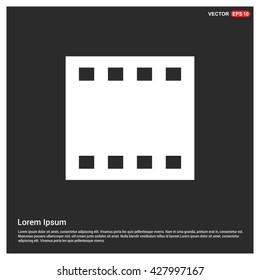 vector blank film strip