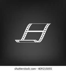 Vector blank film strip icon