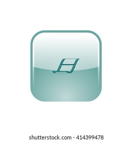 Vector blank film strip icon