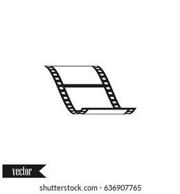 Vector Blank Film Strip Stock Vector Icon Illustration