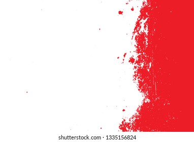 Vector blank grained and scratched film strip texture background. Old film effect