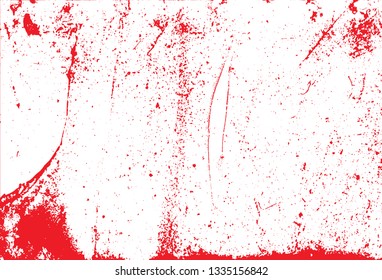 Vector blank grained and scratched film strip texture background. Old film effect